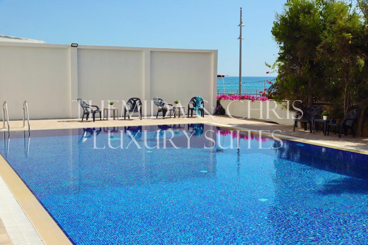 לרנקה Luxury Penthouse 1Br-Seafront-Seasonal Pool-Central מראה חיצוני תמונה