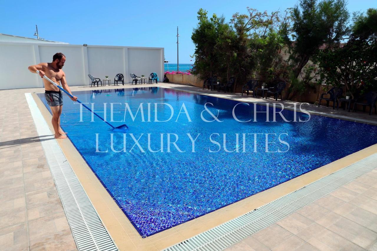 לרנקה Luxury Penthouse 1Br-Seafront-Seasonal Pool-Central מראה חיצוני תמונה