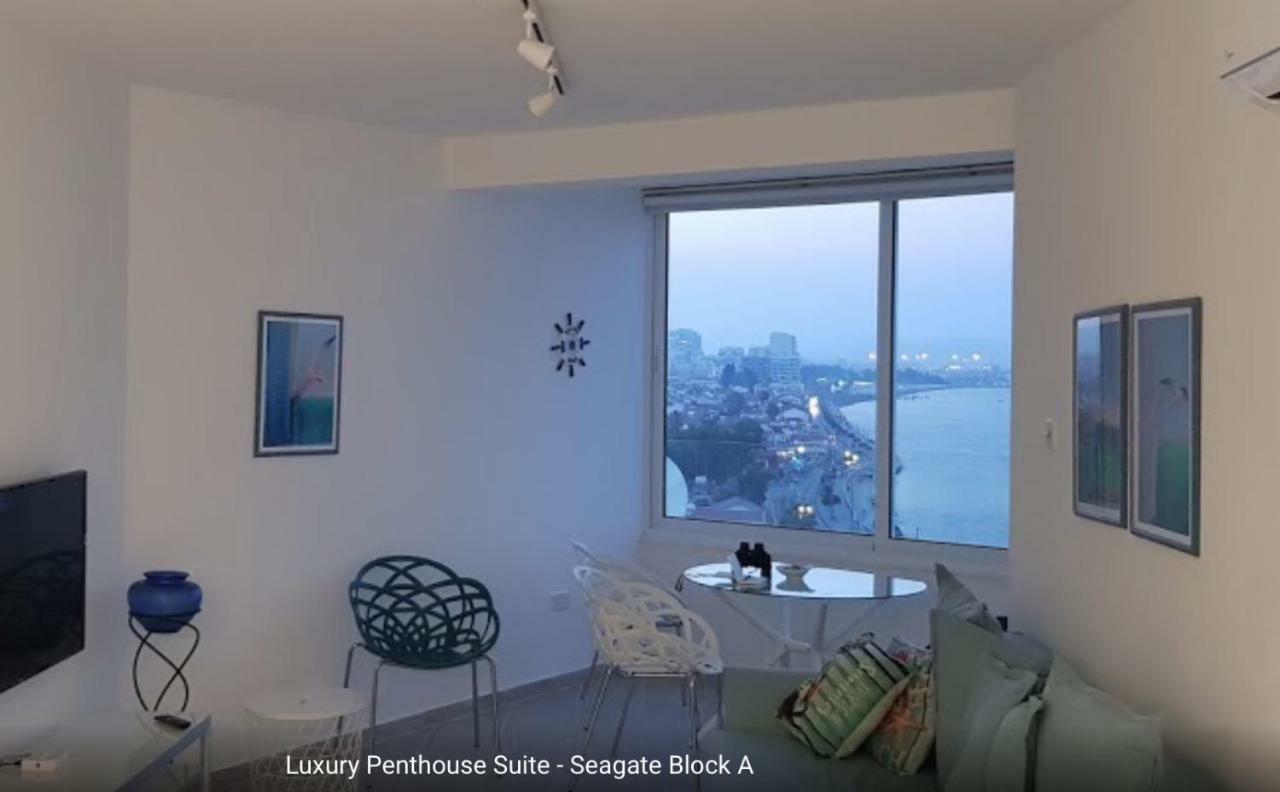 לרנקה Luxury Penthouse 1Br-Seafront-Seasonal Pool-Central מראה חיצוני תמונה